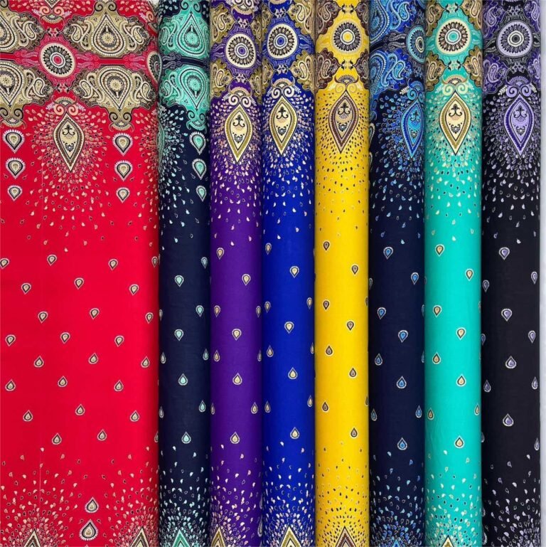 60s Yarn 100% Cotton Printed Fabric