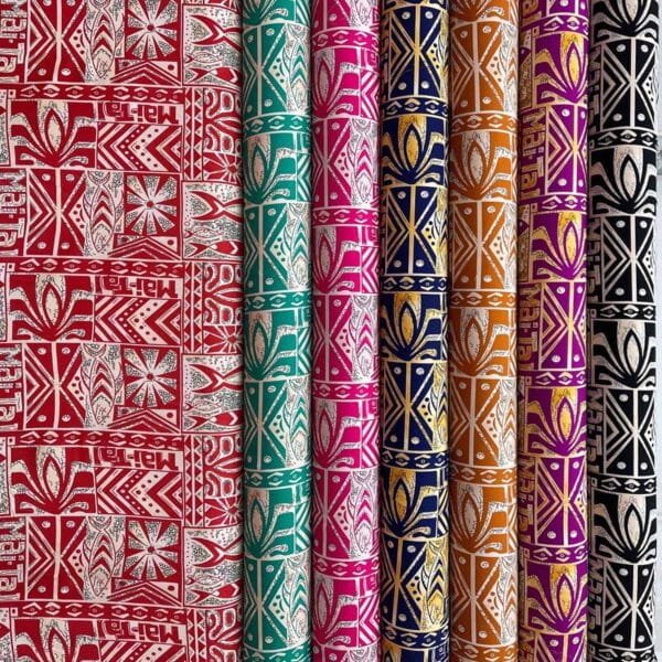 Modernist Pattern 45s Yarn Lightweight 100% Rayon fabric HL-491687