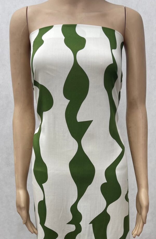 Wavy Strip Print 45s Yarn 100% Rayon fabric Lightweight Dress Materail HL-491802