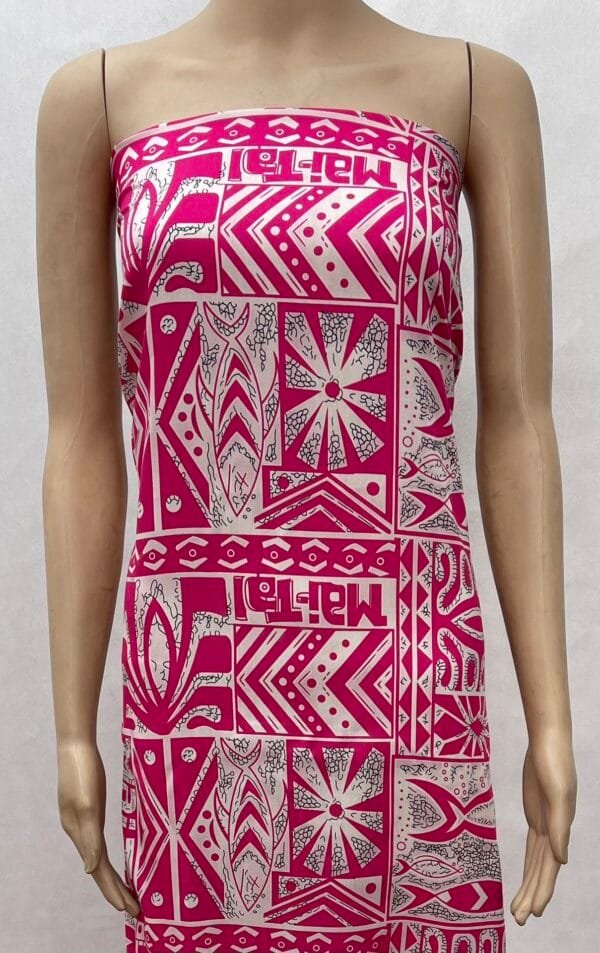 Modernist Pattern 45s Yarn Lightweight 100% Rayon fabric HL-491687
