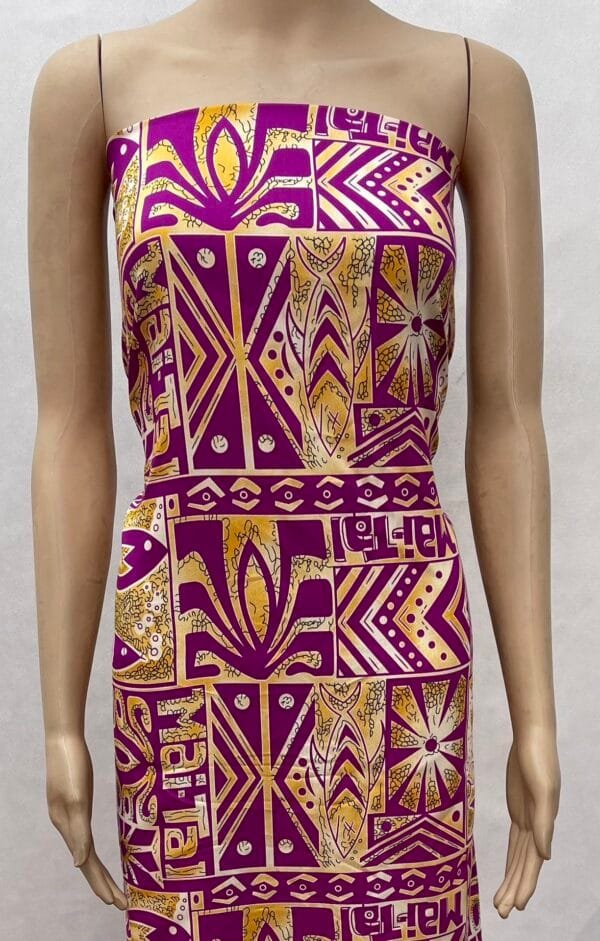 Modernist Pattern 45s Yarn Lightweight 100% Rayon fabric HL-491687