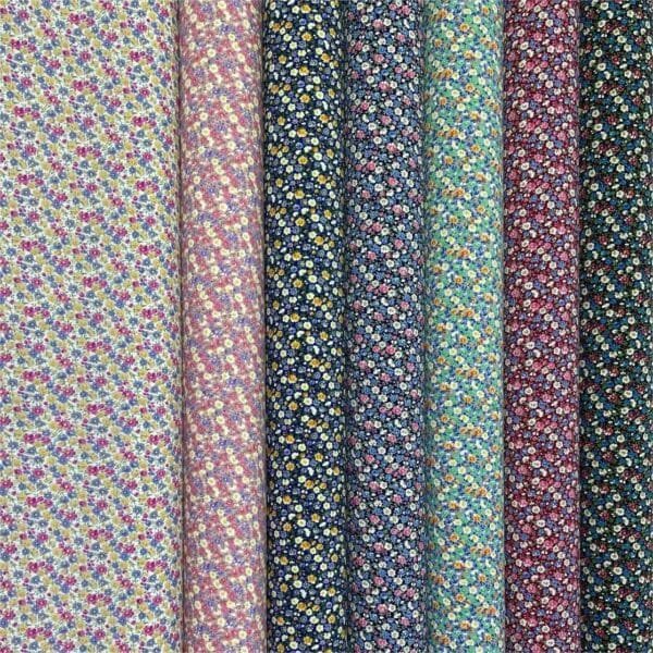 Micro Floral Print 45s Yarn 100% Rayon Fabric HL-491733