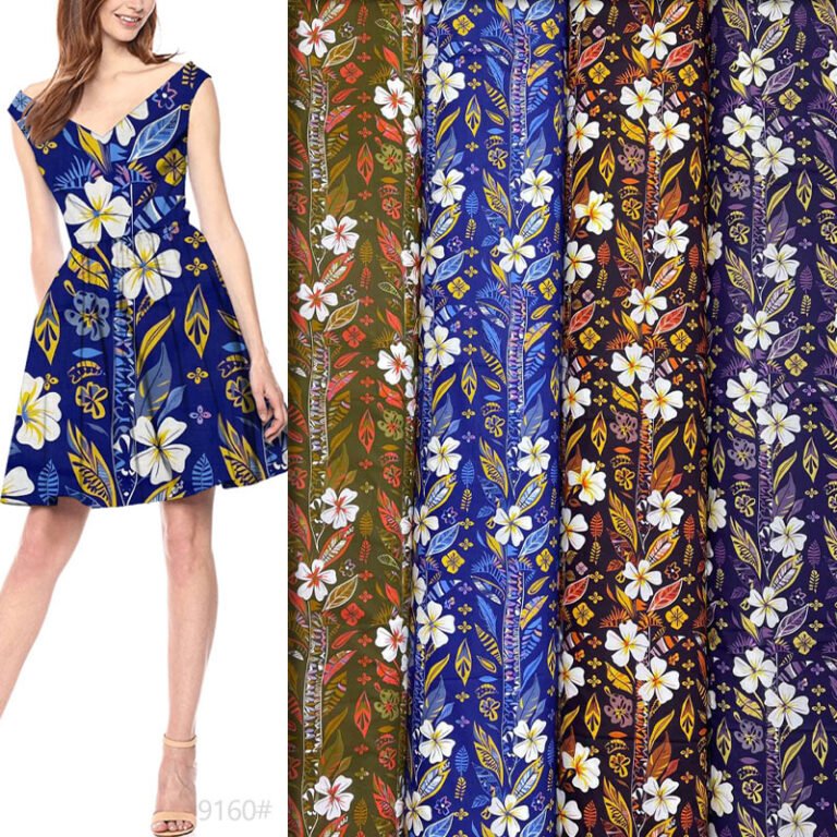 60s Yarn 100% Cotton Printed Fabric