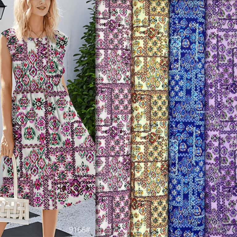 60s Yarn 100% Cotton Printed Fabric