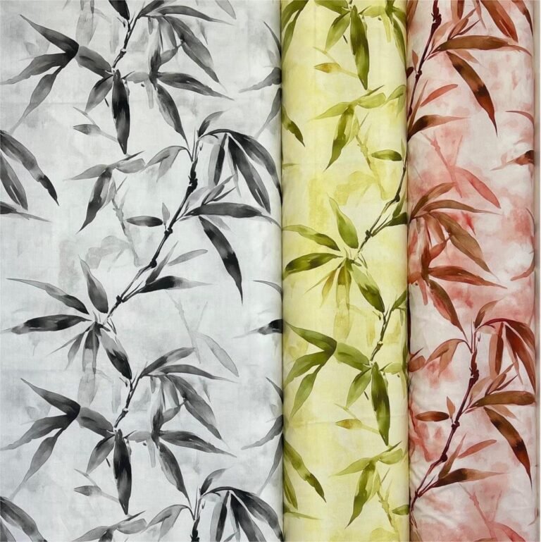 60s Yarn 100% Cotton Printed Fabric