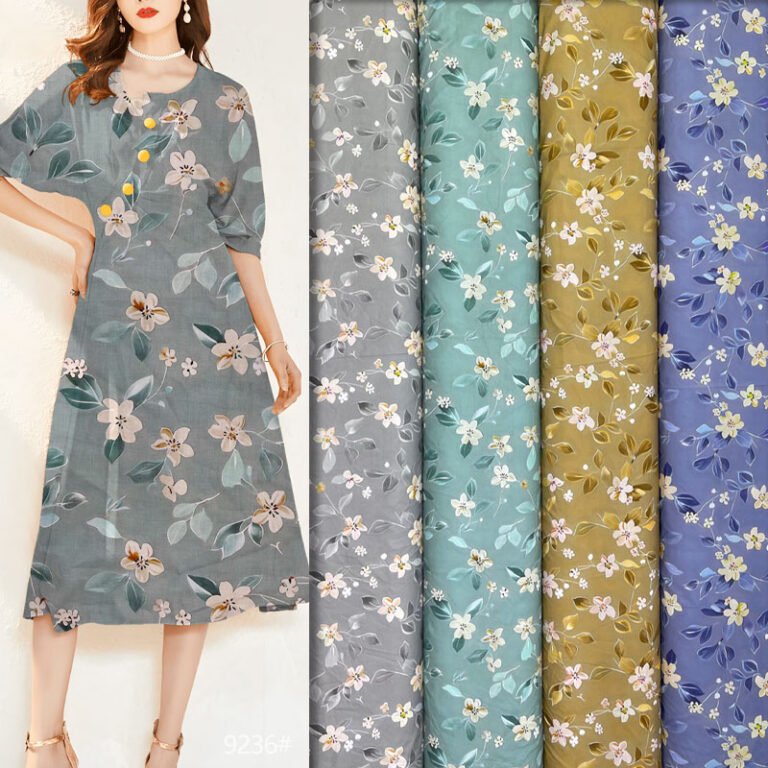 60s Yarn 100% Cotton Printed Fabric