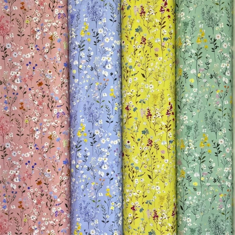 60s Yarn 100% Cotton Printed Fabric