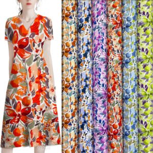 60s Yarn 100% Cotton Printed Fabric