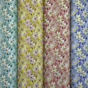 60s Yarn 100% Cotton Printed Fabric