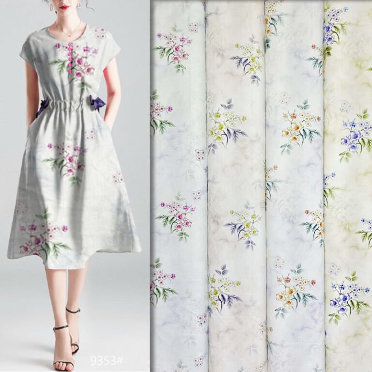 60s Yarn 100% Cotton Printed Fabric