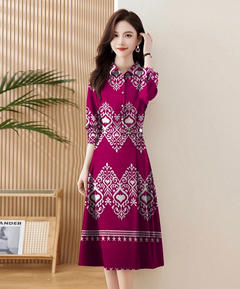 HL-J105 Printed Rayon Polyester Blend Fabric - Image 10