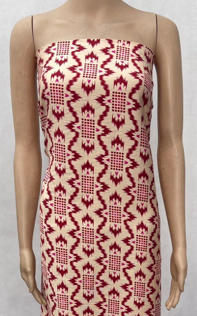 HL-J126 Printed Rayon Polyester Blend Fabric - Image 2