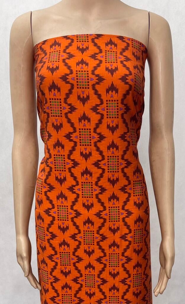 HL-J126 Printed Rayon Polyester Blend Fabric - Image 5