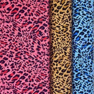 J129 Printed Rayon Polyester Blend Fabric