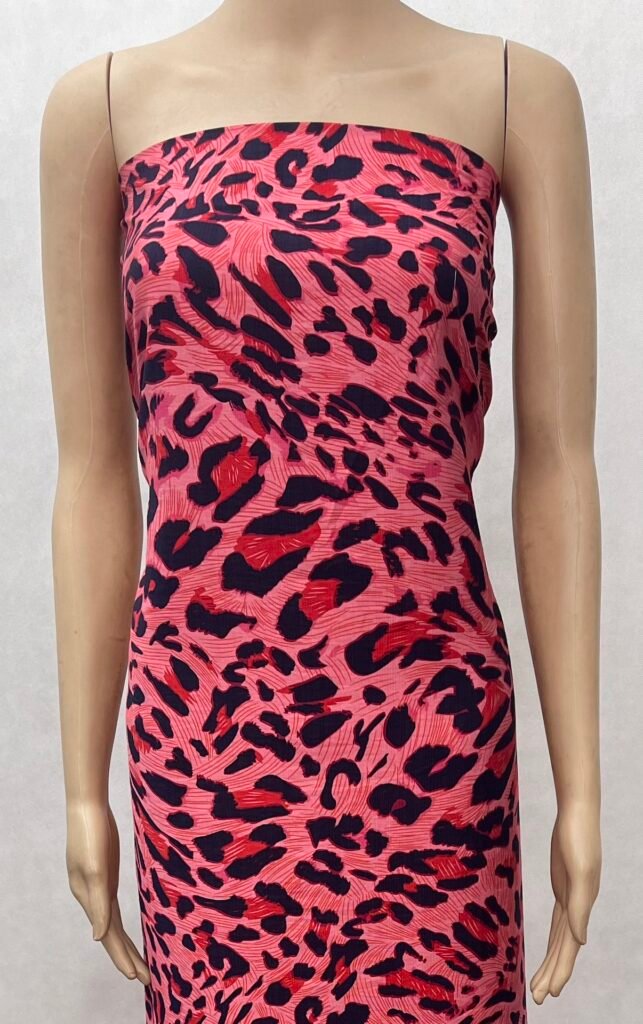 HL-J129 Printed Rayon Polyester Blend Fabric - Image 4