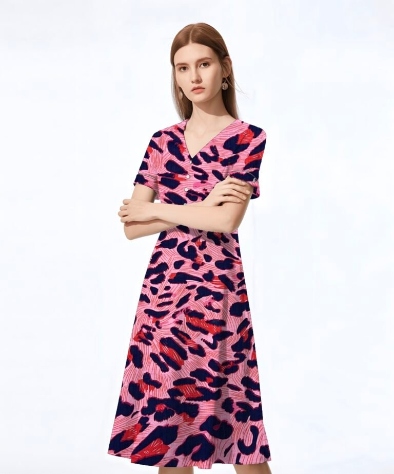 HL-J129 Printed Rayon Polyester Blend Fabric - Image 7