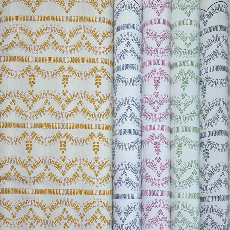 Printed Rayon Polyester Blend Fabric