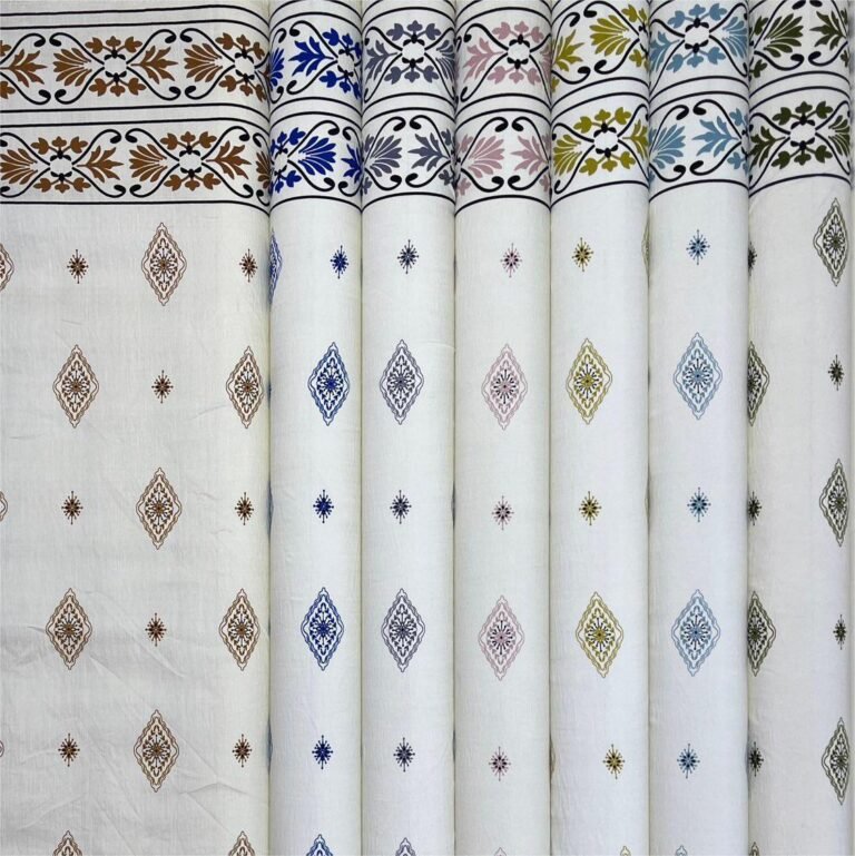 Printed Rayon Polyester Blend Fabric