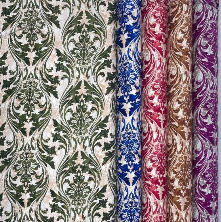 Printed Rayon Polyester Blend Fabric
