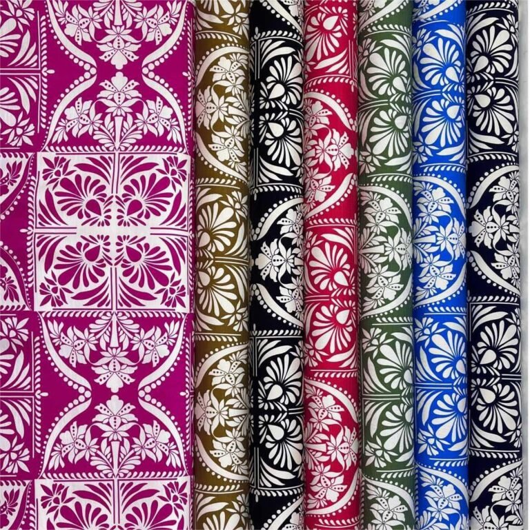Printed Rayon Polyester Blend Fabric