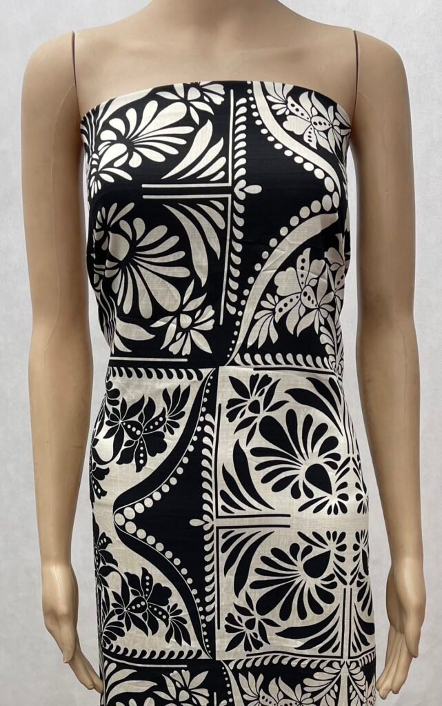 HL-J154 Printed Rayon Polyester Blend Fabric - Image 6