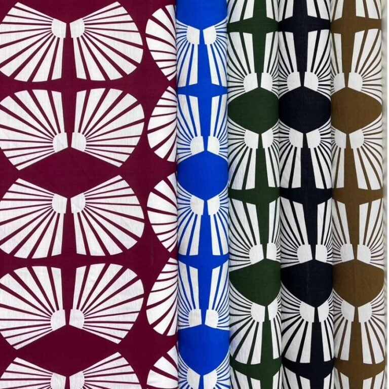 Printed Rayon Polyester Blend Fabric