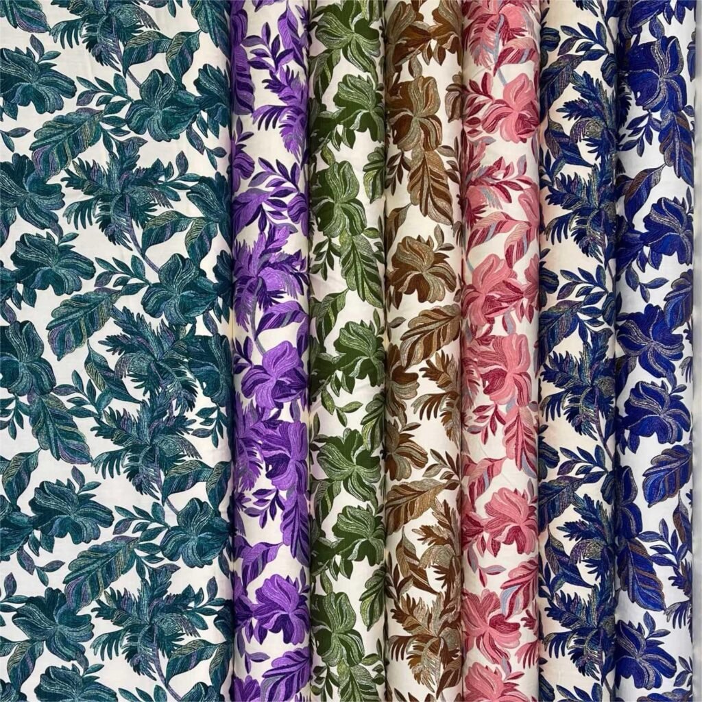 Rayon printed fabric