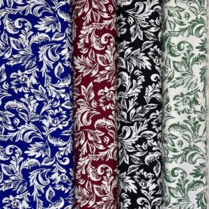 Printed Rayon Polyester Blend Fabric