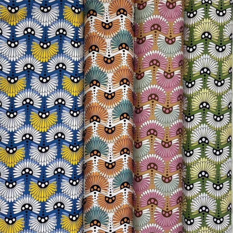 Printed Rayon Polyester Blend Fabric
