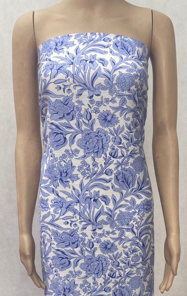 HL-J378 Printed Rayon Polyester Blend Fabric - Image 4