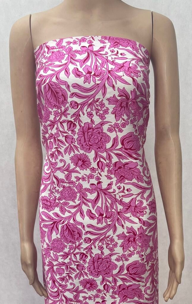 HL-J378 Printed Rayon Polyester Blend Fabric - Image 5