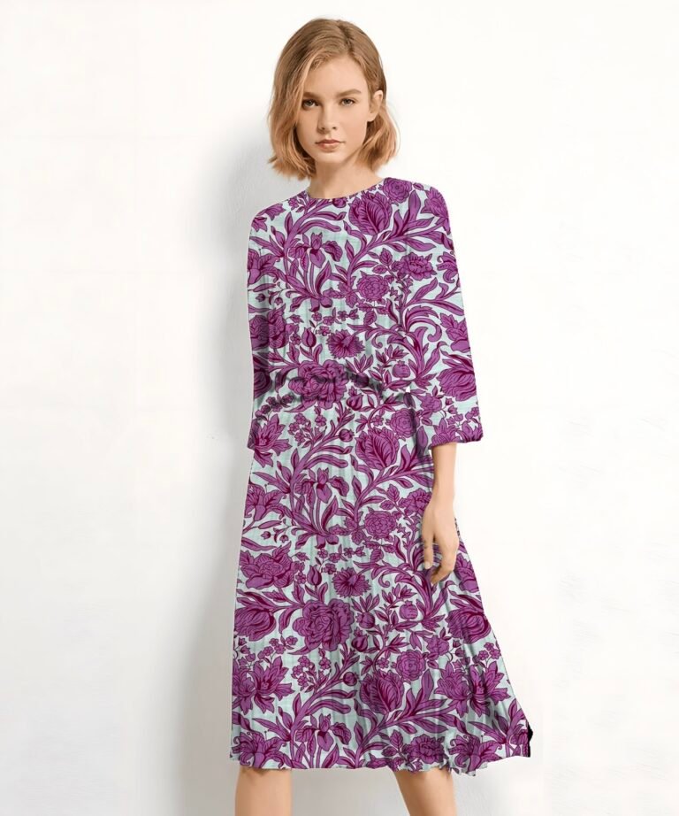 HL-J378 Printed Rayon Polyester Blend Fabric - Image 6