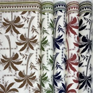 Printed Rayon Polyester Blend Fabric