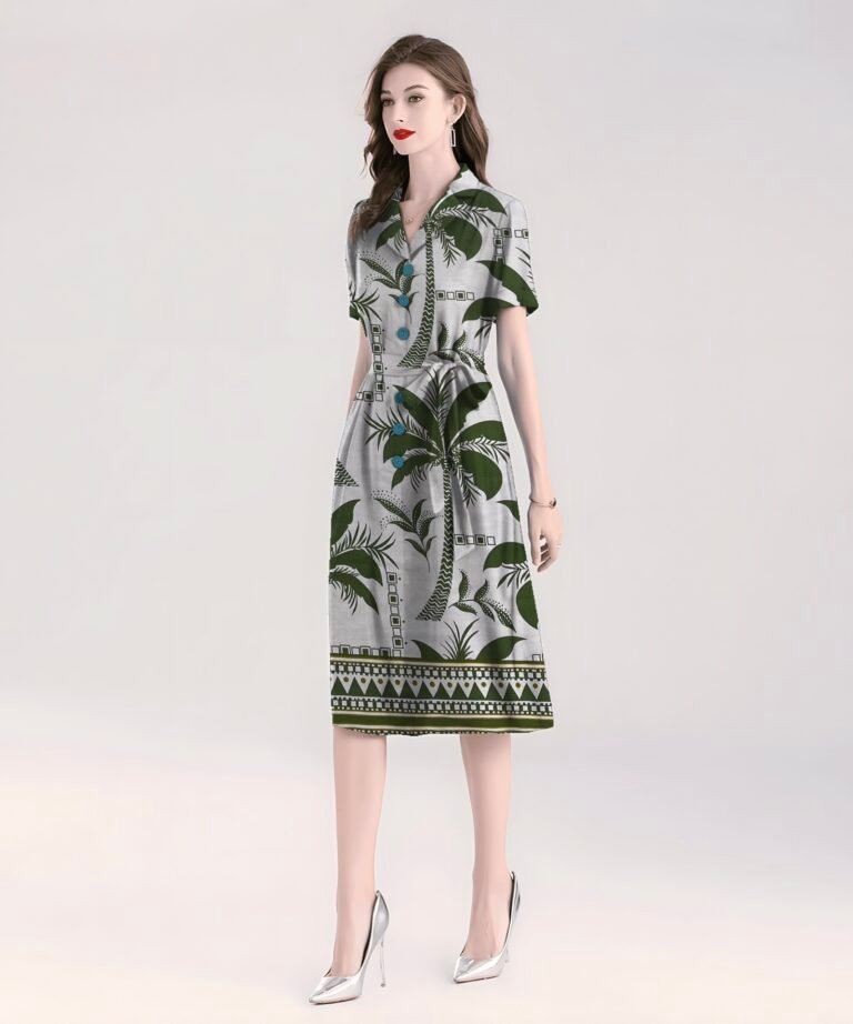 HL-J380 Printed Rayon Polyester Blend Fabric - Image 7