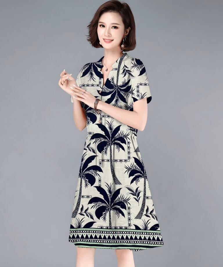 HL-J380 Printed Rayon Polyester Blend Fabric - Image 8