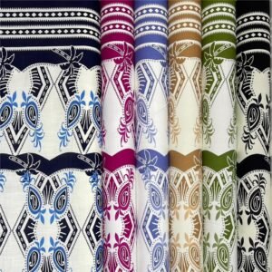 Printed Rayon Polyester Blend Fabric