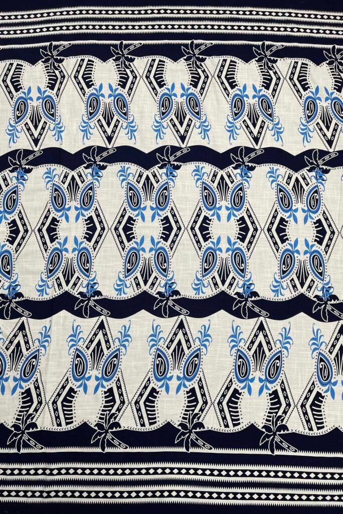 HL-J381 Printed Rayon Polyester Blend Fabric - Image 10