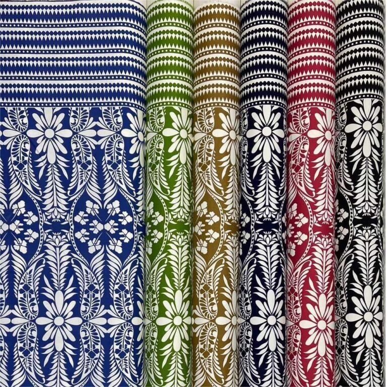 Printed Rayon Polyester Blend Fabric