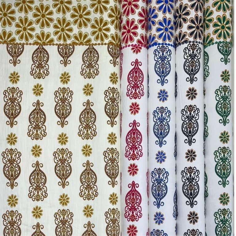 Printed Rayon Polyester Blend Fabric