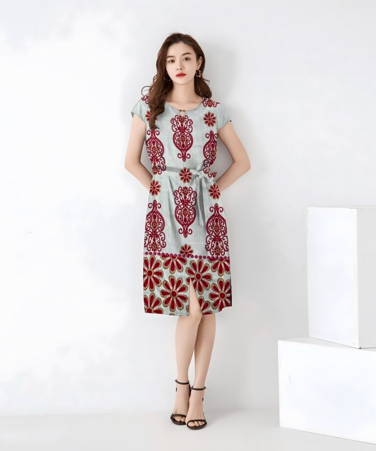 HL-J385 Printed Rayon Polyester Blend Fabric - Image 9