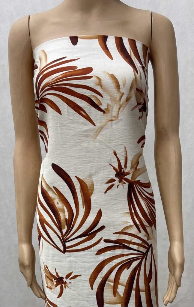 HL-J420 Printed Rayon Polyester Blend Fabric - Image 5