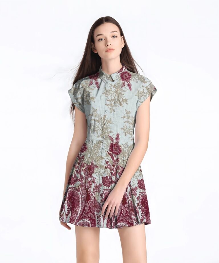 HL-J427 Printed Rayon Polyester Blend Fabric - Image 3