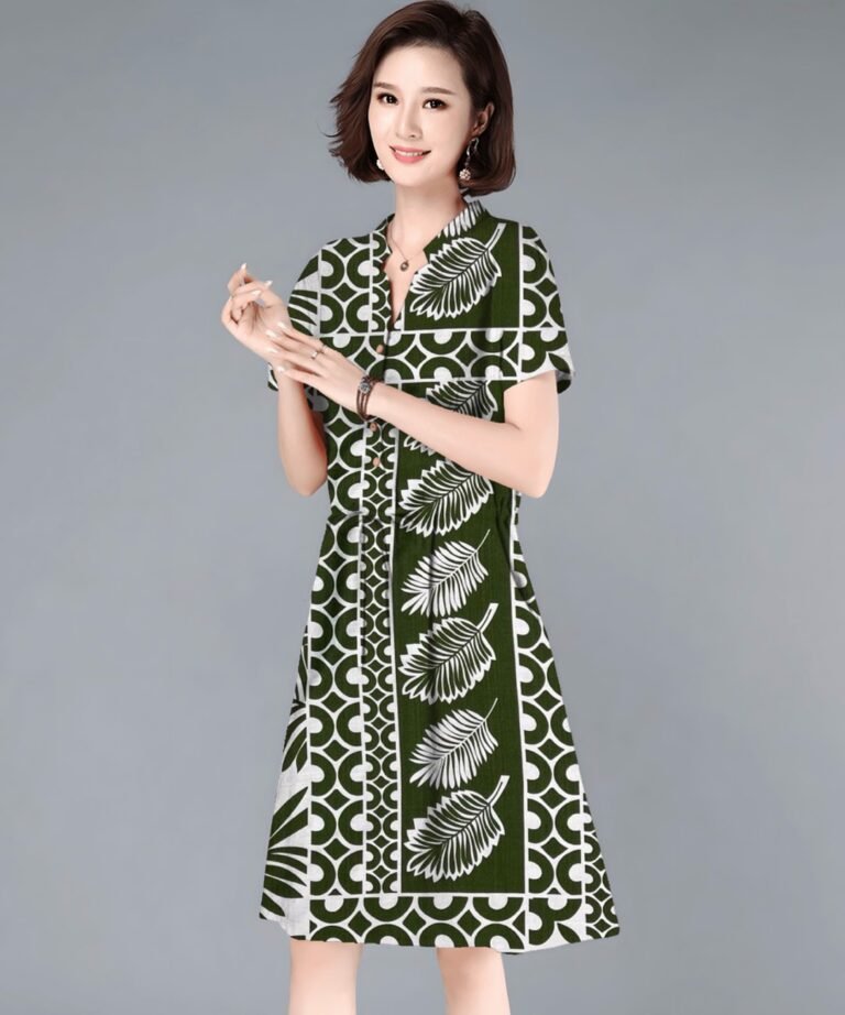 HL-J450 Printed Rayon Polyester Blend Fabric - Image 4
