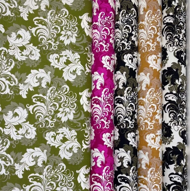 Printed Rayon Polyester Blend Fabric