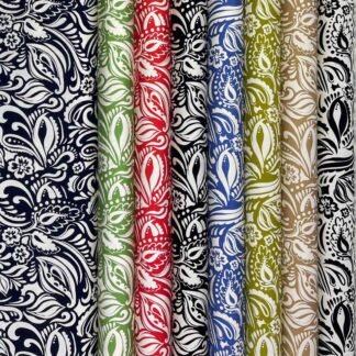 Printed Rayon Polyester Blend Fabric