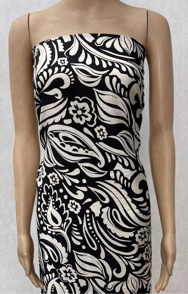 HL-J497 Printed Rayon Polyester Blend Fabric - Image 6
