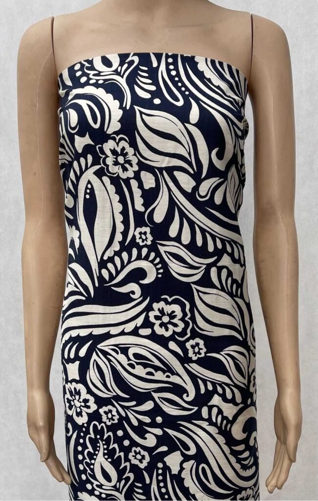 HL-J497 Printed Rayon Polyester Blend Fabric - Image 9