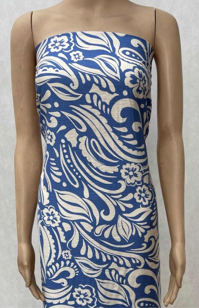 HL-J497 Printed Rayon Polyester Blend Fabric - Image 10