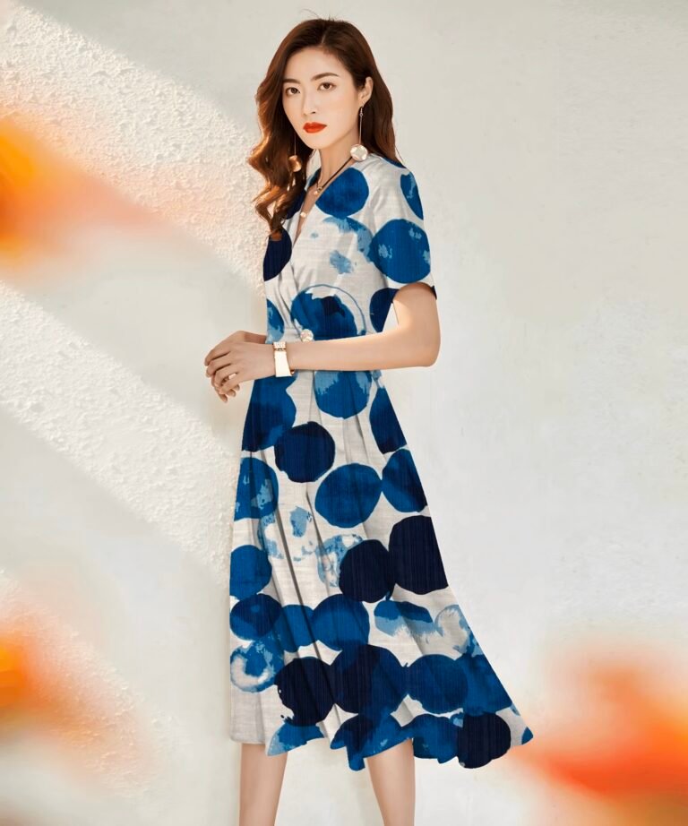 HL-J87 Printed Rayon Polyester Blend Fabric - Image 6