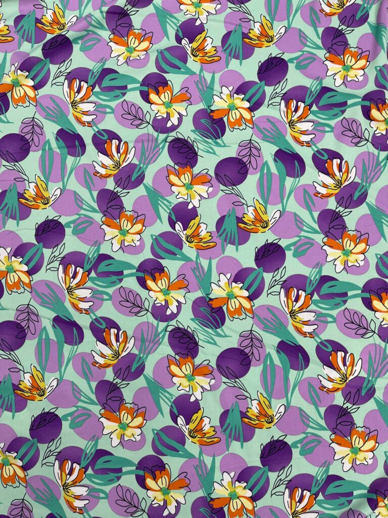 HL-P279 Polyester Broken Twill Printed Fabric - Image 9